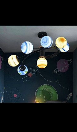 Planetary style chandelier lighting &180. Order number 01