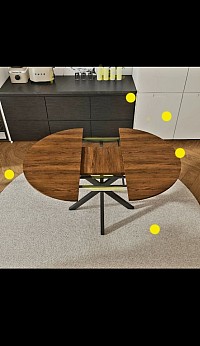 Retractable extendable dining table £400 Order number 048
