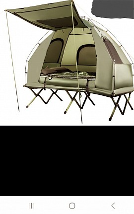 Outdoor camping tent cot £408 Order number 588