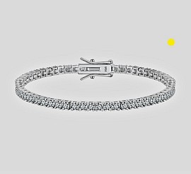 Elegant tennis bracelegt with adjustable clasp£250 Order number 040