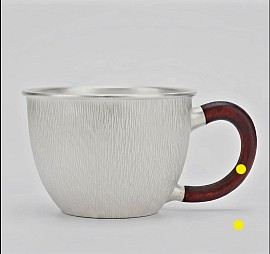 Pure fine textured silver cup £1400 order number 854