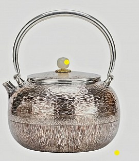 Fine sterling silver handcrafted teapot £4500 order number 458