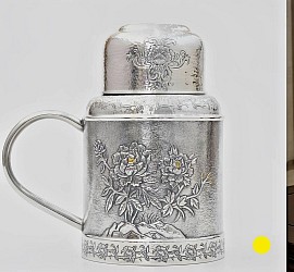 Sterling silver insulated flask £8000 order number 505