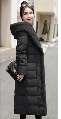 High quality overknee big fur collar down coat £80 order number 508