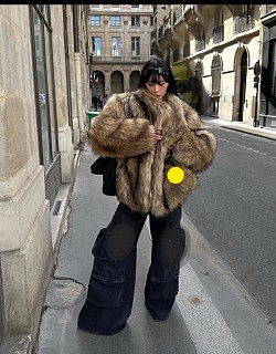 Finest racoon fur coat £80 order number 508